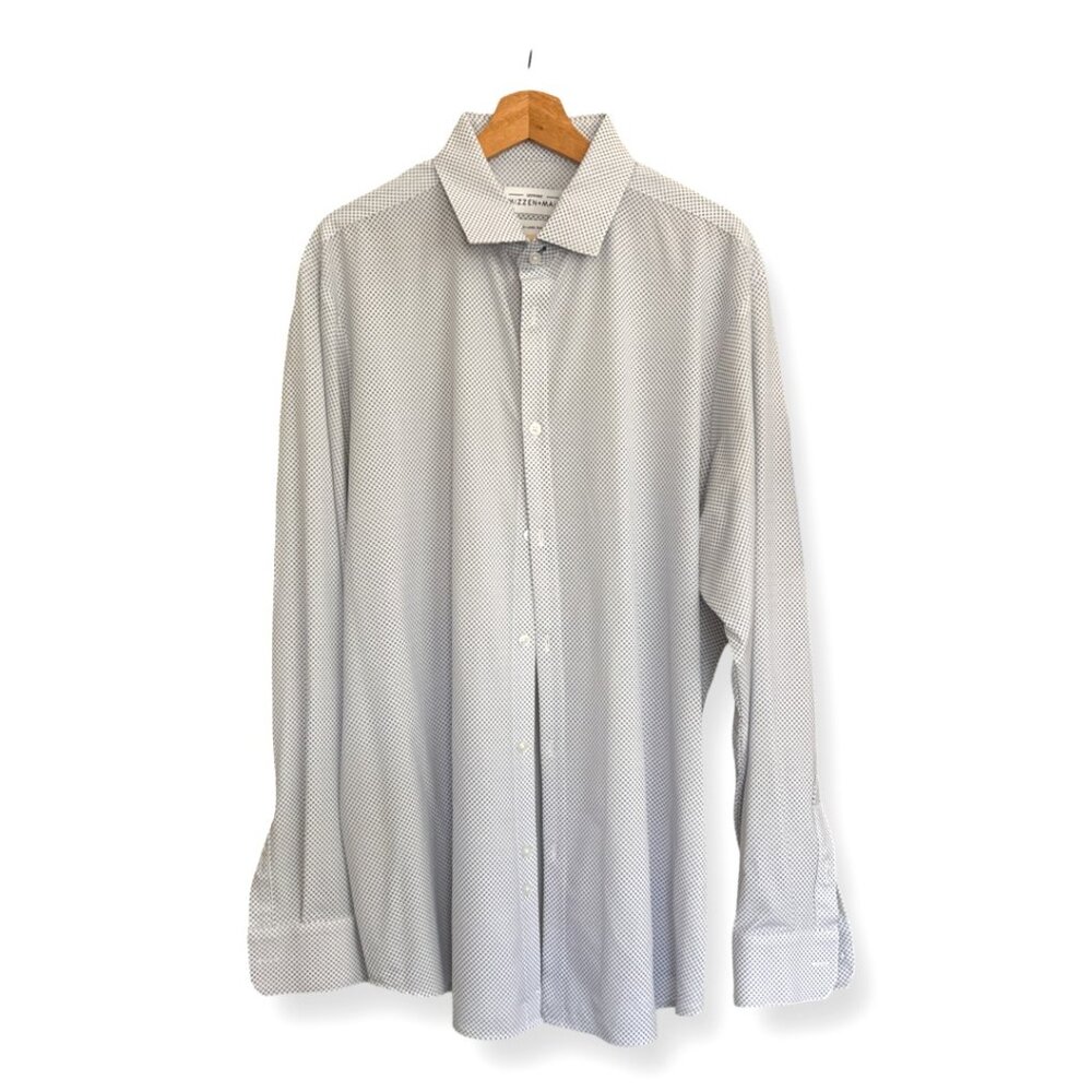 Mizzen+Main Performance Long Sleeve Button-up, XXL Trim Fit
